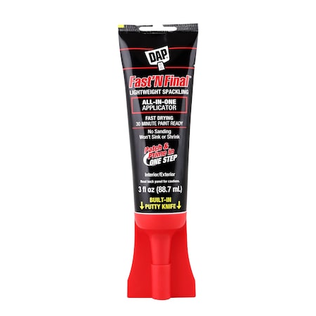 Fast'N Final Lightweight Spackling 3 FL OZ White 7079812321