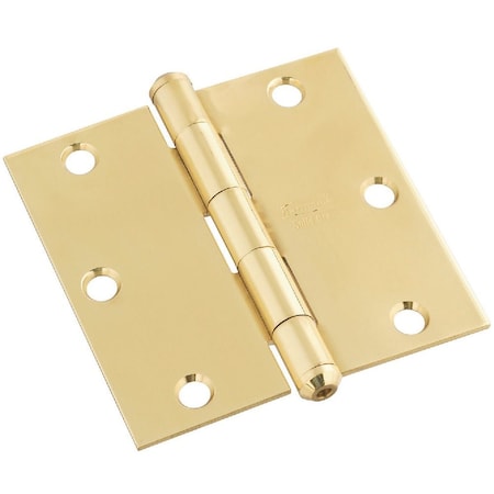 National Hardware 3-1/2'' Square Solid Brass Door Hinge N195-685