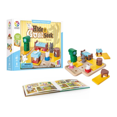 Smartgames Hide & Goat Seek Deluxe Preschool Puzzle Game SG 027 US