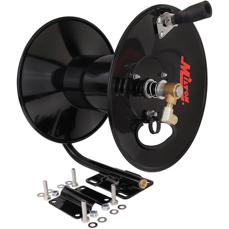 Milton Manual Crank Reel for Pressure Washing (holds 200 ft of hose) PWMR5200