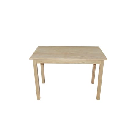 Homeroots 48" Natural Solid Wood Dining Table 548867