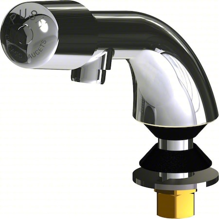 Chicago Faucet Handle-Operated Faucet, Deck, Manual, Metal 807-E12-765PAB