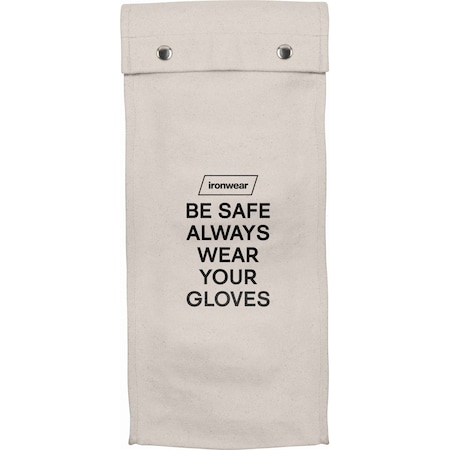 Ironwear 18 in Cotton Canvas Glove Bag w/ Belt Clip 4178