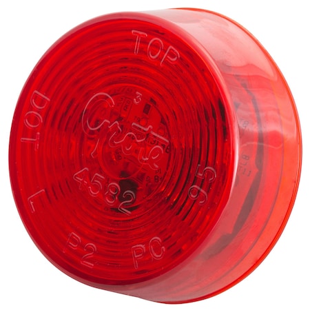 Grote Lamp, 9 Diode, 2 In., LED, Red G3002