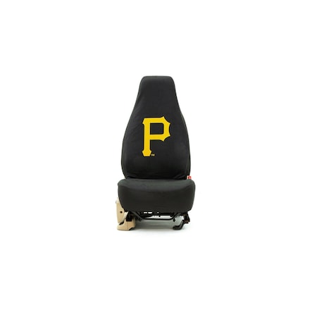 Coverking UNIVERSAL SEAT COVER ULTI-SUEDE WITH PITTSBURGH PIRATES LOGO HUCE3F