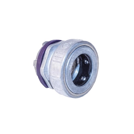 Sigma Engineered Solutions Snap Lock 1/2 in. D Die-Cast Zinc Compression Connector For EMT 49032