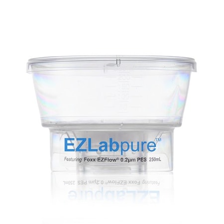 Foxx Life Sciences EZLabpure Sterile DISP Bottle Top Vacuum Filters w/0.2 um Sterilizing PES Membrane, 250mL, 24PK 1151-FLS