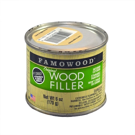 Eclectic Products 6 Oz Ash Famowood Solvent Based Original Wood Filler 36141102
