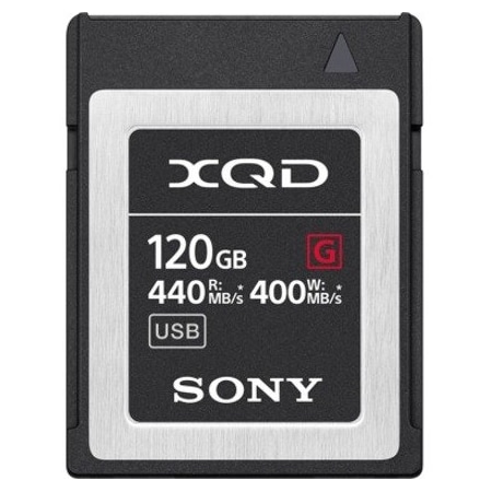 Sony MEMORY CARD, XQD G SERIES, QD-G120F 120GB, 440MB/S READ, 400MB/S WRITE QDG120F/J