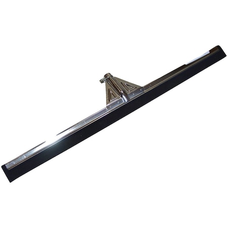 Ettore Wipen Dry 30'' Straight Rubber Floor Squeegee 1639
