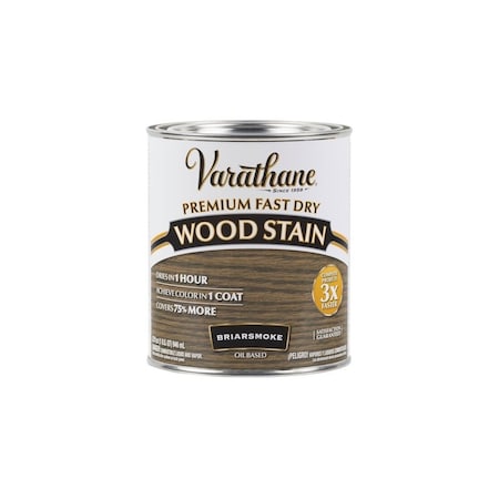 Rust-Oleum Varathane Briar Smoke Premium Fast Dry Wood Stain, 2PK 313608