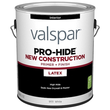 Valspar 1 Gal 91111 White Pro-Hide New Construction Primer 16028