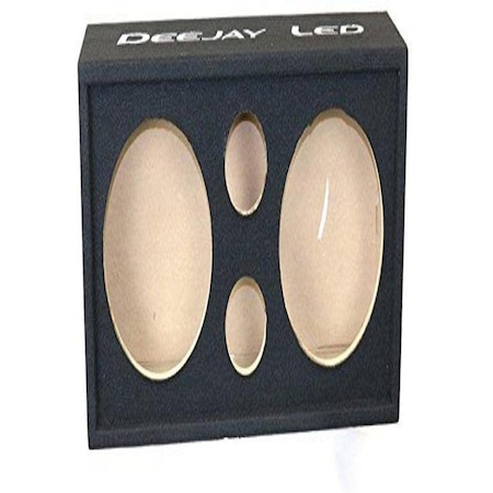 Thunderball Marketing 10 in. Twin Empty Speaker Enclosure - Black CHUCHERA10BLACK