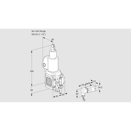 Honeywell Gas Solenoid Valve - VAS-VCS, Class A, 500 mbar, IP65, EN 161 Certified KS88024793