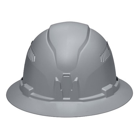 Klein Tools Hard Hat, Full Brim, Gray 60864BR