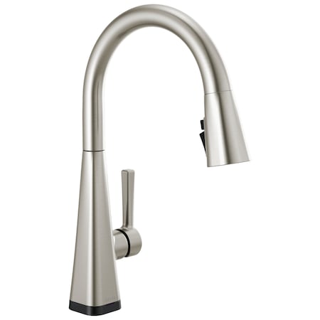 Delta Lenta Single-Handle Pull-Down Kitchen Faucet with Touch2O Technology 19802TZ-SP-DST