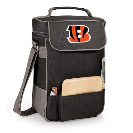 Picnic Time Family Of Brands NFL Cincinnati Bengals - Duet Wine & Cheese Tote 623-04-175-074-2