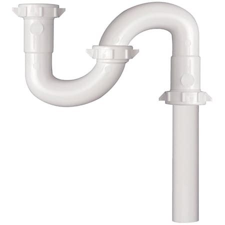 Do It Best 1-1/4''x1-1/4'' Wht Plastic S-Trap DIB943W