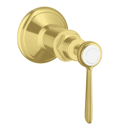 Axor Montreux Volume Control Trim with Lever Handle in Brushed Gold Optic 16872251