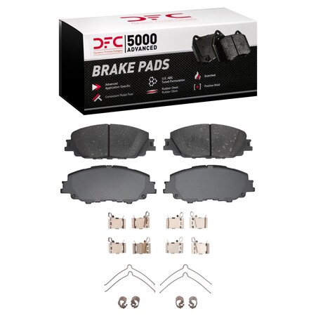 Dfc 5000 Advanced Disc Brake Pad Set,  1551-2176-01