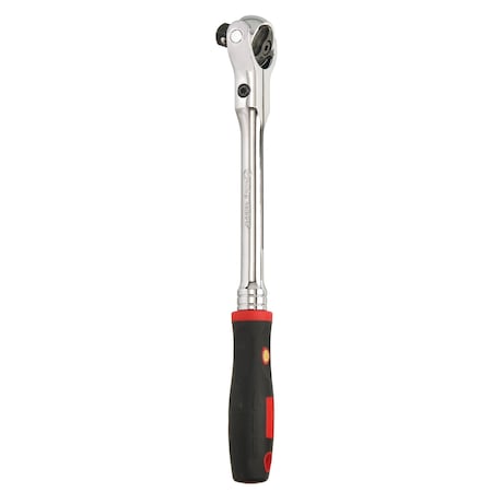 Genius Tools 1/2in Dr. 72-tooth reversible rotor ratchet w/ comfort grip handle 481804S