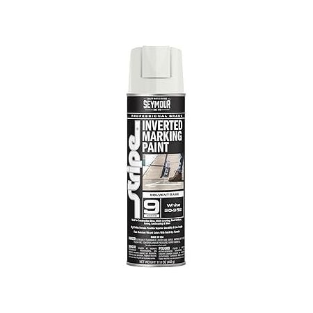 Seymour Midwest Stripe 9-Series Inverted Ground Marking Paint, White net 17oz. 20952-1