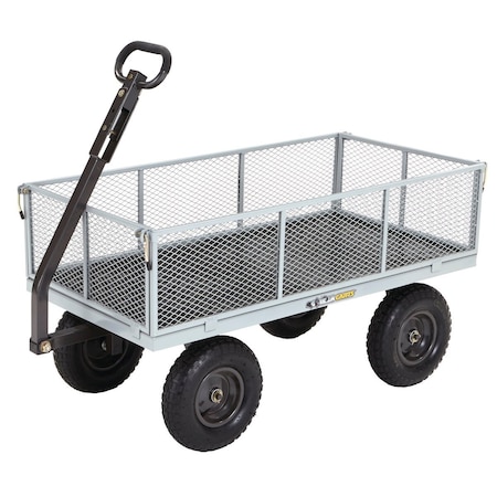 Gorilla Carts 6 Cu. Ft. 1000 Lb. Steel Tow-Behind Garden Cart GOR1001