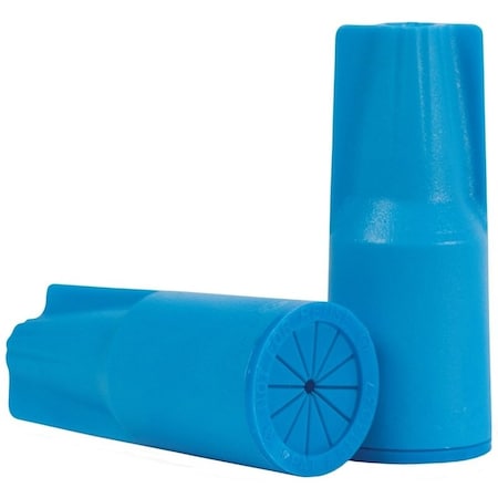 King Innovation Dryconn Series Wire Connector, 22 to 8 AWG Wire, Copper Contact, Blue 10600