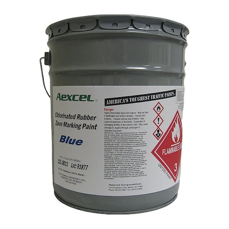 Ppg Striping and Marking Paint, Blues, 5 gal AEX00345/EA