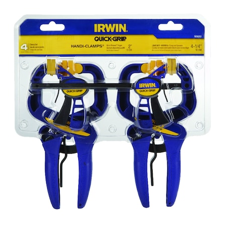 Irwin Irwin Grip Clamps 4 pk IRHT83222