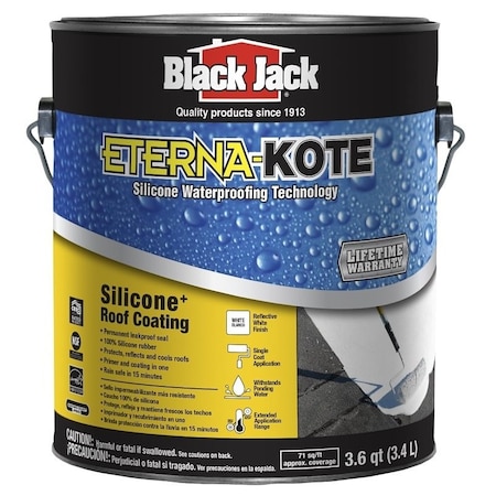 Black Jack ETERNAKOTE 5576120 Roof Coating, White, 1 gal, Liquid 1342652