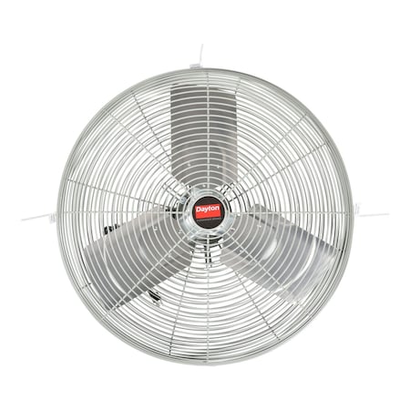 Dayton Misting Industrial Misting Fan, Ceiling, IBeam, Pedestal, Wall Mount, 24 in Blade Dia, 115V 7DY64