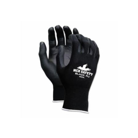 Mcr Safety NXG PU Coated Work Gloves, 9669, X-Large, Black, 12PK 127-9669XL