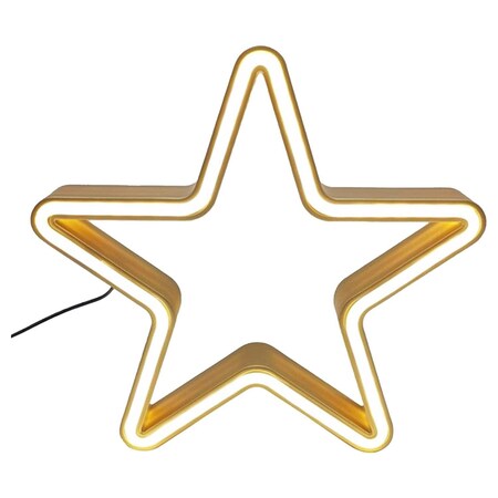 Celebrations LED Warm White Star Table Decor 9 in. N1304913