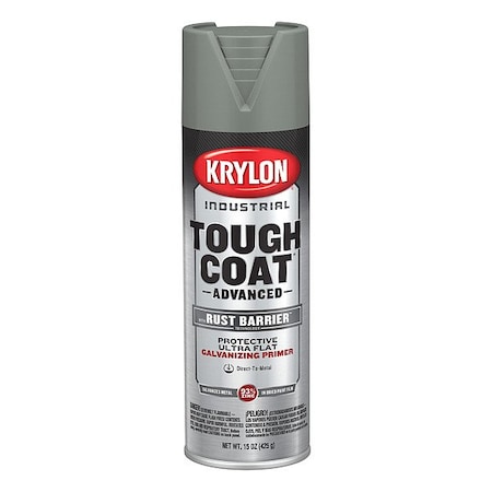 Krylon Industrial Tough Coat Spray Paint, Galv Primer, 15OZ K00859008