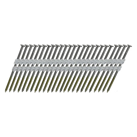 Numax 21 Deg. 3in x 0.120in Plastic Collated Brite Finish Full Round Head Smooth Shank Framing Nails FRN.120-3B500