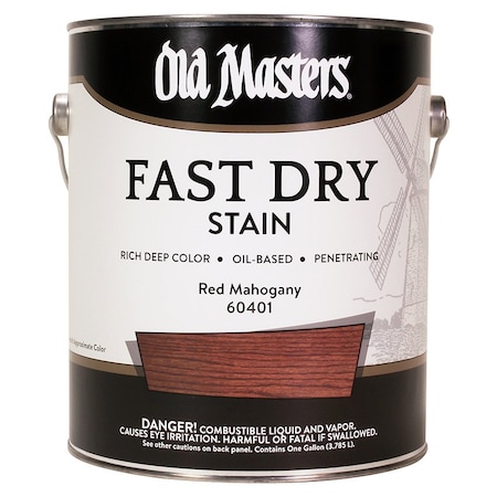 Fast Dry Stain Gal Old Masters Red Mahogany Interior Oil-Based Wood Stain 60401