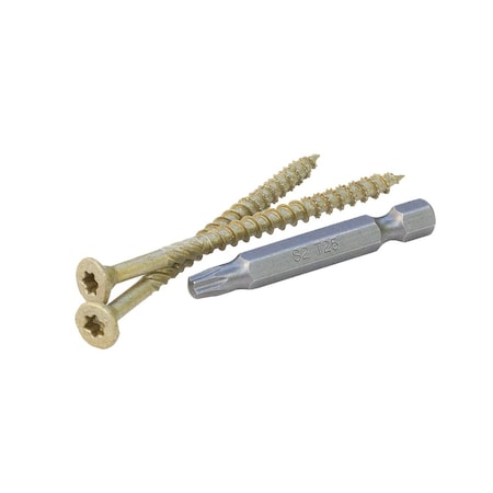 Proferred Wood Screw, #10, 3 in, Stainless Steel Torx Drive, 210 PK V56102