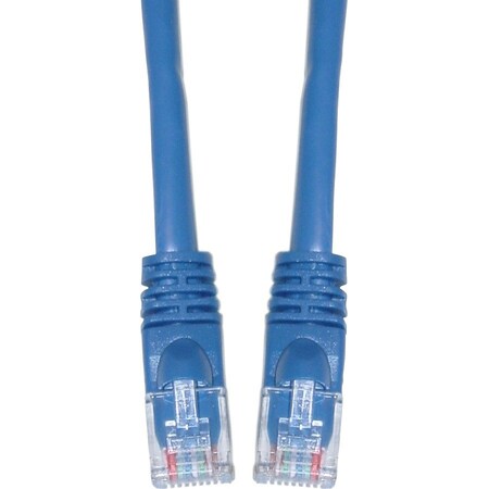 Cable Wholesale Cat6 Blue Copper Ethernet Patch Cable, Snagless/Molded Boot, POE Compliant, 14 foot 10X8-06114