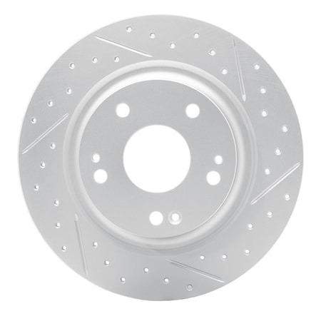 Dynamic Friction Co DFC Geoperformance Rotor - Drilled and Slotted 830-59068R