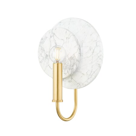 Mitzi Tula 1 Light Wall Sconce 6 In. Aged Brass H806101-AGB