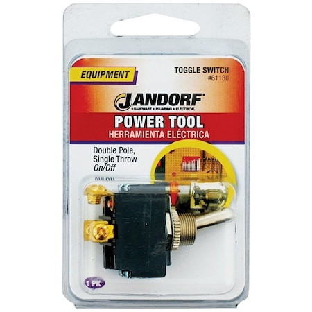 Jandorf Switch, 15/20 A, 125/277 V, DPST, Screw Terminal 61130