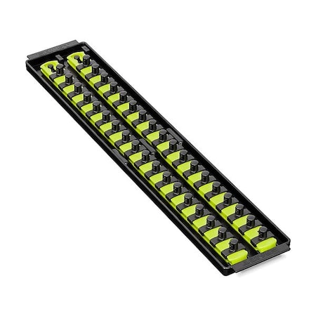 Ernst Manufacturing Socket Organizer, Yellow, 3 5/8" D 8462HV