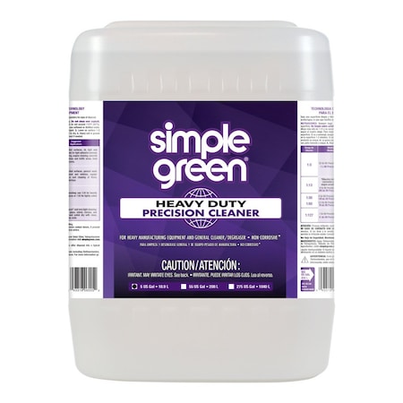 Simple Green Precision Cleaner, Pail, 5 gal, Unscented 0100200106005