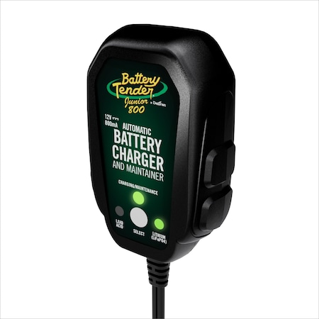Battery Tender Battery Charger, Handheld Portable, 12VAC 022-0199-DL-WH