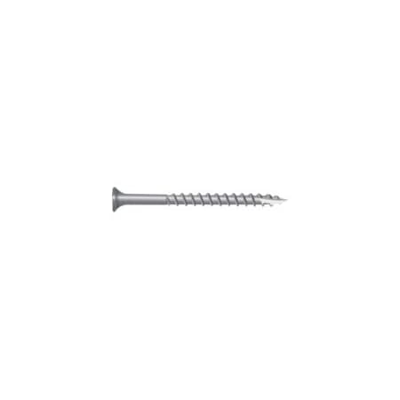Camo Deck Screw, No10 Thread, 3 in L, Bugle Head, Star Drive, Type 17 Slash Point, Stainless Steel, 100PK 0348170S