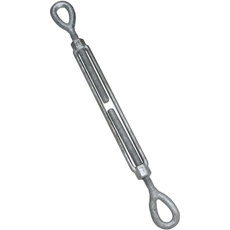 National Hardware 3270BC Series Turnbuckle, 1800 lb Working Load, 12 in Thread, Eye, Eye, 9 in L TakeUp N177-410