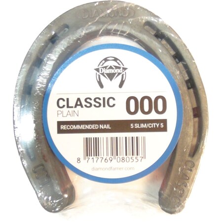 Diamond Classic Plain Front & Hind 4-1/2'' Horseshoe, 1-Pair DC000PR