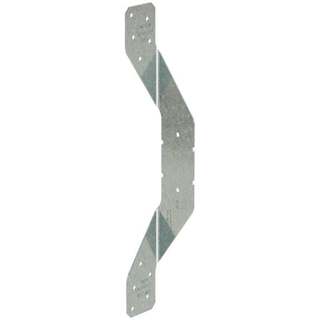 Simpson Strong-Tie H2A Hurricane Tie, 10.438 in L, 1.531 in W, Steel, Galvanized H2AZ
