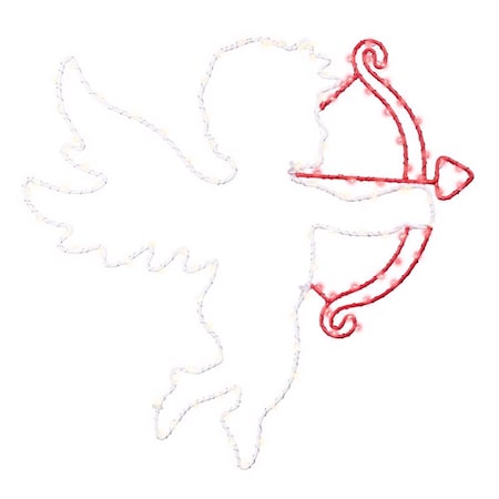 Celebrations Cupid Silhouette Window Decor Metal 1 pk 14-03028A